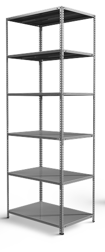 ESTANTERÍA CARGA LIGERA/MEDIANA 85X30X220